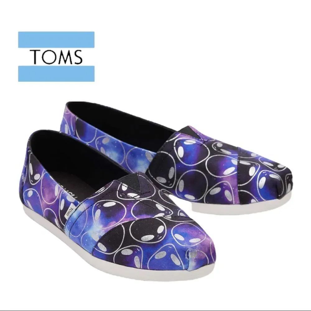 NEW Toms Alpargata Alien Galaxy Ortholite Slip On Shoes Loafers Sneakers